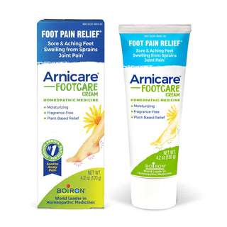 Boiron Arnicare Footcare Cream, Foot Pain Relief, 4.2 Oz (120 G)