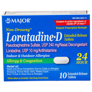 Loratadine D 24 Hour  Tablets 240-10Mg 15Ct