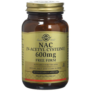Solgar NAC 600 Mg - 60 Vegetable Capsules - 5 Oz