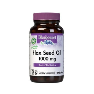 Bluebonnet Nutrition Flax Seed Oil -- 1000 Mg - 100 Softgels