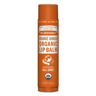 Dr. Bronner's All-One Organic Lip Balm Orange Ginger 0.15 Oz