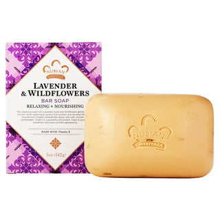 Nubian Heritage Bar Soap, Shea Butter With Lavender And Wildflowers