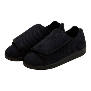 Silverts Slippers - Black, Size 8 / 2X-Wide