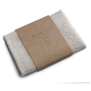 Baudelaire Hemp Wash Mitt 8 1/2'' X 6 1/4