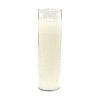 Prayer Candle Co. Star Clear White