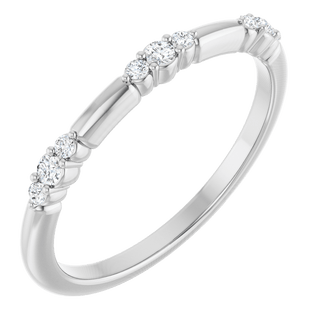 Élise 14K Gold Diamond Stackable Ring