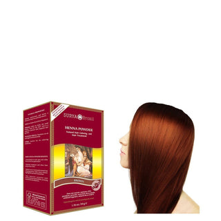 Surya Nature, Inc Brasil Brown Henna Powder Hair Coloring 1.76 Oz