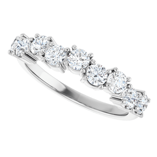 Aurielle 14K Gold Diamond Anniversary Band
