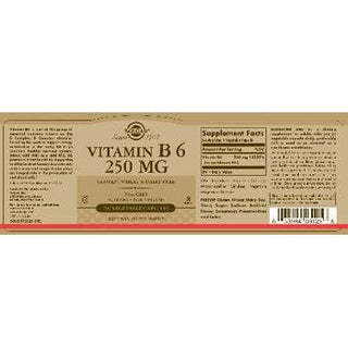 Solgar Vitamin B6 250 Mg