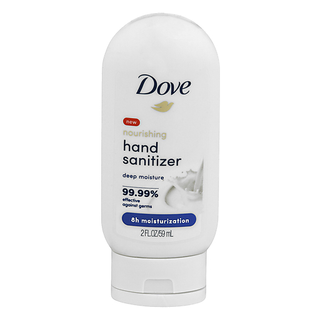 Dove Hand Sanitizer, Nourishing, Deep Moisture 2 Oz