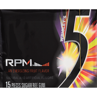 5 Wrigley'S Gum Rpm Fruit