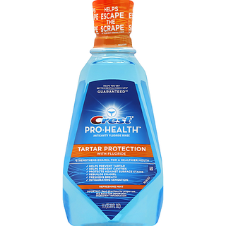 Crest Fluoride Rinse, Anticavity, Refreshing Mint 33.8 Oz