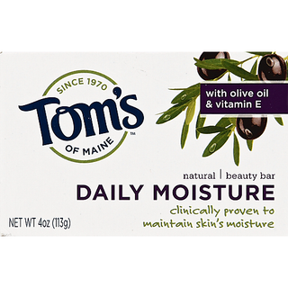 Tom's of Maine Beauty Bar Soap, Natural, Daily Moisture 4 Oz