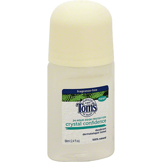 Tom's of Maine Crystal Confidence Deodorant, Fragrance-Free