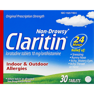 Claritin Non-Drowsy Indoor & Outdoor Allergies 24 Hour Relief Tablets