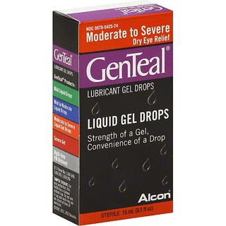 GenTeal Lubricant Gel Drops, Moderate To Severe Dry Eye Relief