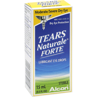 Alcon Lubricant Eye Drops Tears Naturale Forte .5 Fl Oz Box