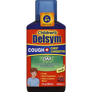 Delsym Children's Cough + Chest Congestion, DM, Cherry Flavor Liquid
