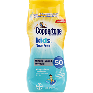 Coppertone Kids Tear Free Zinc Sunscreen Lotion - SPF 50 - 6oz