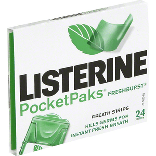 Listerine PocketPaks Breath Strips, FreshBurst