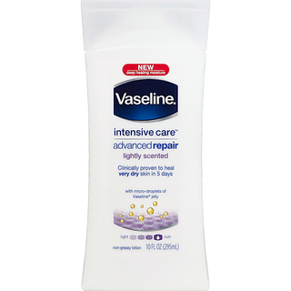 Vaseline Intensive Care Lotion, Advanced Repair, Lightly Scented
