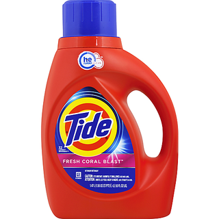 Tide Liquid Laundry Detergent, Fresh Coral Blast, 32 Loads 50 Fl Oz