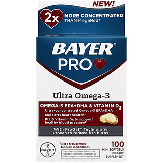 Bayer Pro Ultra Omega-3 Mini Softgels Dietary Supplement