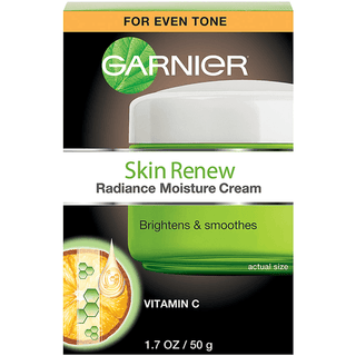 Skin Renew Garnier Radiance Moisture Cream For Even Tone 1.7 Oz. Box