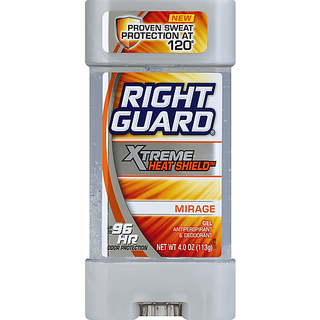 Right Guard Xtreme Heat Shield Mirage Gel Antiperspirant 4 Oz. Stick