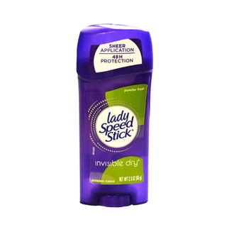 Lady Speed Stick Invisible Dry Antiperspirant/Deodorant, Gel, Shower Fresh