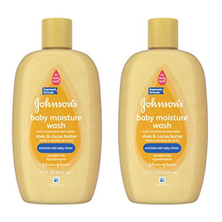 Johnson's Baby Shea & Cocoa Butter Moisture Wash For Soft Skin, 15 Oz