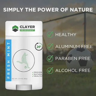Natural Deodorant - Soccer Players - 3.35 OZ - NEW FORMULA