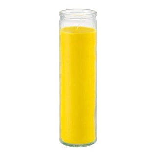 Prayer Candle Co. Star Clear Yellow