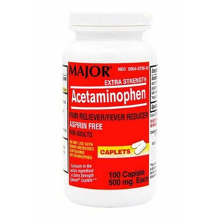 Major Pharma Acetaminophen 500Mg, 100 Caplets