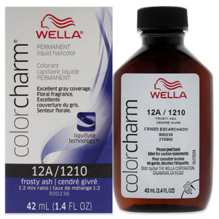 Wella Color Charm Liquid Permanent Hair Color, 12A By 1210 Frosty Ash, 1.4 Oz