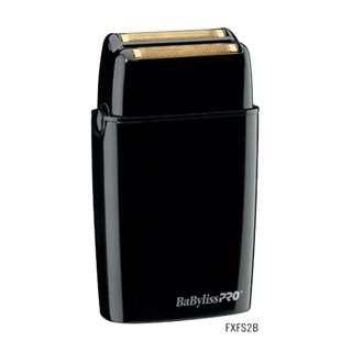 BaBylissPRO FOILFX02 Cordless Black Metal Double Foil Shaver