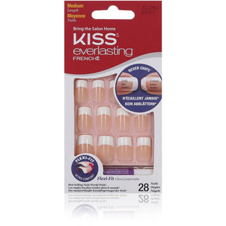 Kiss Products Everlasting Piece Nail Kit, Unlimited, French