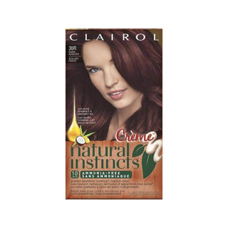 Natural Instincts Clairol Crème Hair Color - Rich Dark Auburn - 1 Kit