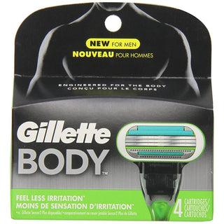 Gillette Body Men's Razor Blade Refills - 4ct