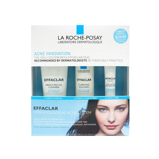 La Roche-Posay Effaclar Dermatological 3-Step Acne Treatment System - 7.5oz