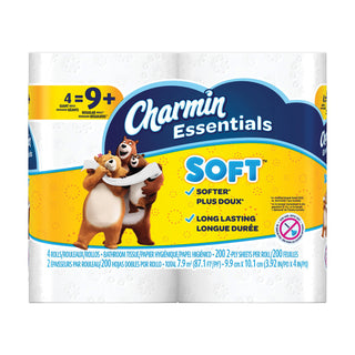 Charmin Essentials Bathroom Tissue, Soft, Giant Rolls, 2-Ply