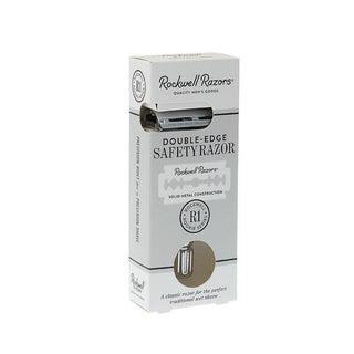 Rockwell Razors R1 ROOKIE BUTTERFLY SAFETY RAZOR, White Chrome Handle Boxed