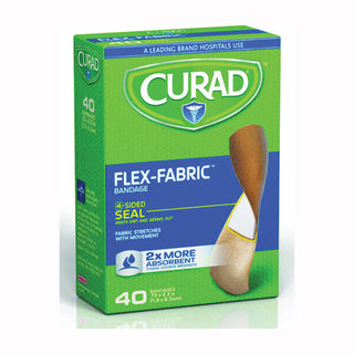 Curad Adhesive Bandages - Flex Fabric 40