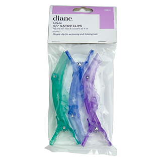Diane 4-1/2″ Gator Clips 3-Pack Asst. Colors