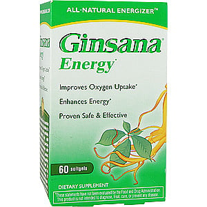 , (Pharmaton) Ginsana All Natural Energizer Softgels 60