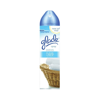 Glade Clean Linen Room Spray Air Freshener 8 Oz. Aerosol Can