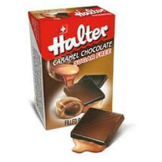 Halter Bonbons Caramel Chocolate Sugar 40g