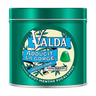 Valda Gommes Sans Sucres Goût Menthe Eucalyptus 140 G