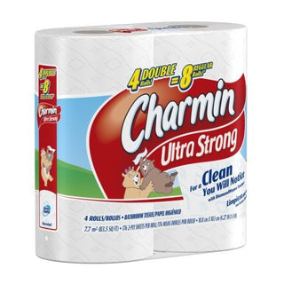 Charmin Ultra Strong Bathroom Tissue, Unscented, Double Rolls, 2-Ply