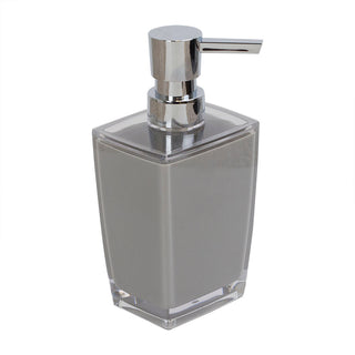 Home Basics Grey Soap Dispenser